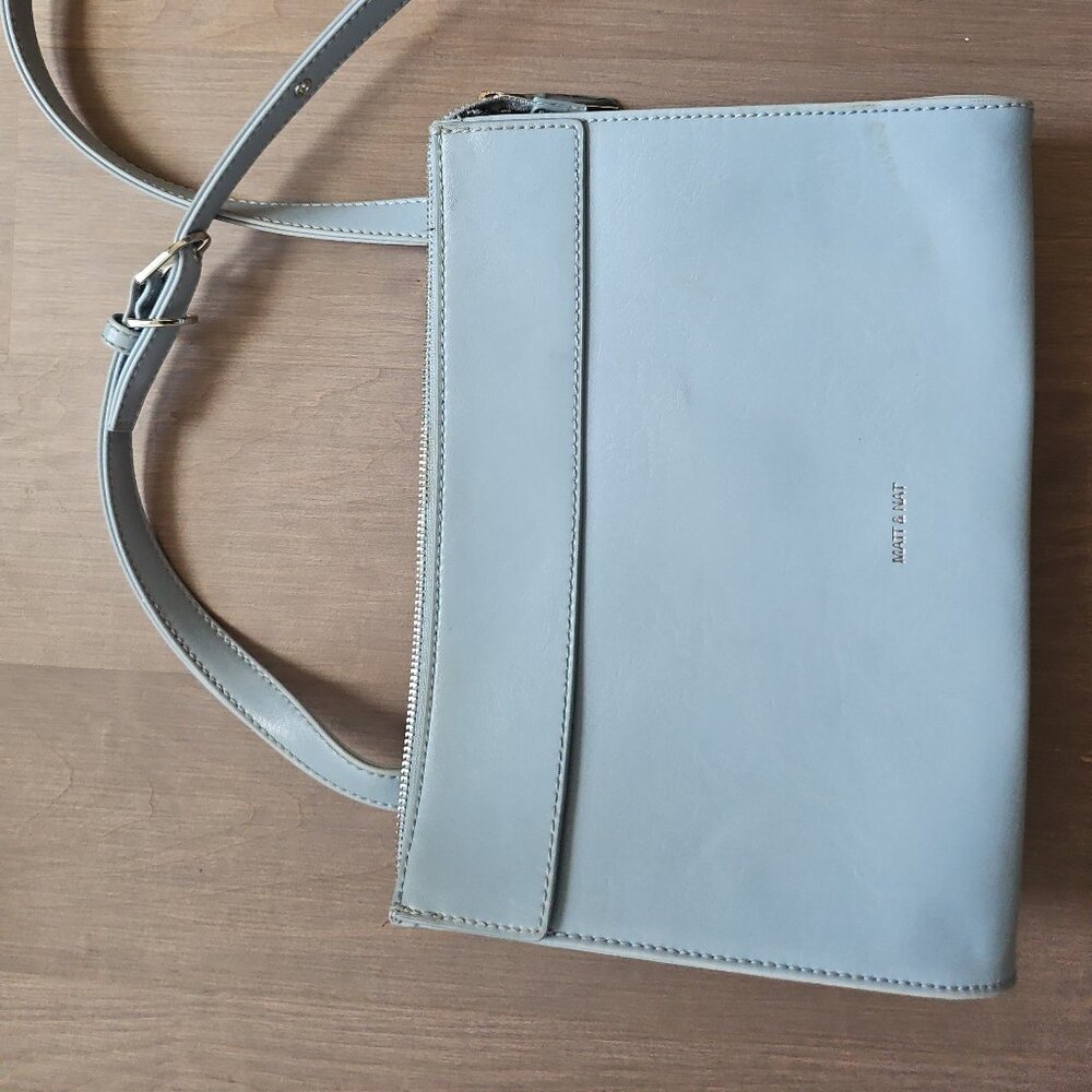 Matt & Nat Onra Vintage Vegan Crossbody Bag (light blue)